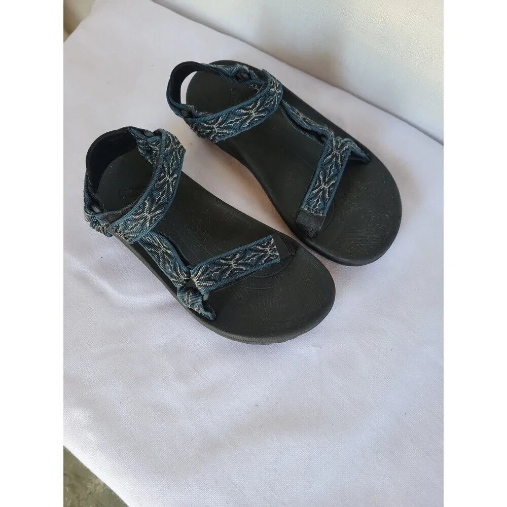 Teva Gladiator Boys Sport Sandals Size 5. Blue Lightweight Adjustable Straps